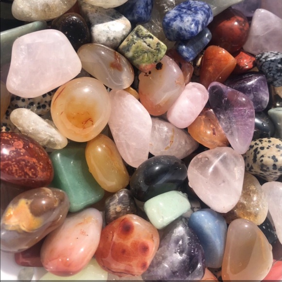 JB Crystals & Gems Jewelry 6pc Tumbled Crystal Gemstone Bundle